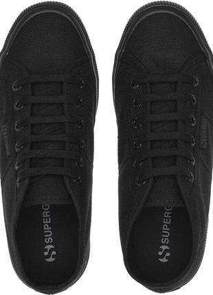 Кеды superga 2754 cotu черные 37.5 eu4 фото