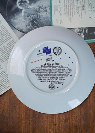 Винтажная коллекционная тарелка knowles3 фото
