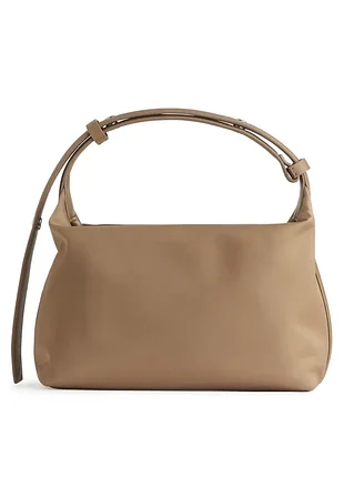 Нейлонова сумка з шкіряними деталями arket 1195195