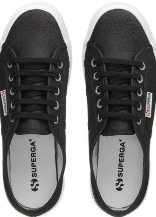 Кеды superga 2750 lamew черные 41.5 eu5 фото