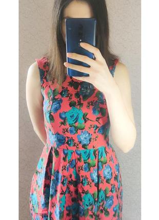 Очень классное платье в цветочный принт2 фото