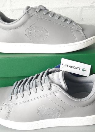 Женские кросовки кеды lacoste carnaby кожа оригинал антимикробная подкладка1 фото