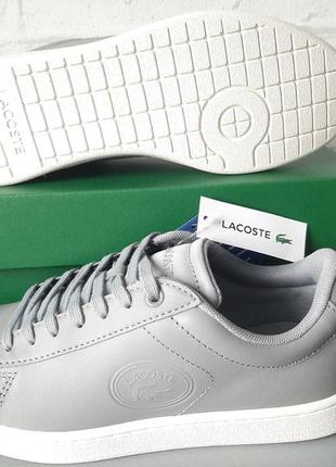 Женские кросовки кеды lacoste carnaby кожа оригинал антимикробная подкладка2 фото