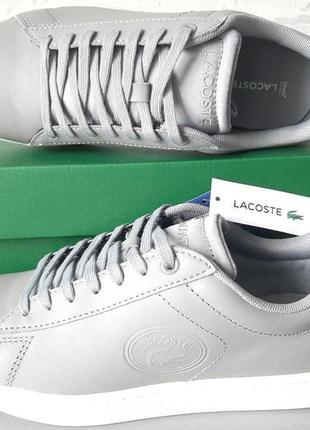 Женские кросовки кеды lacoste carnaby кожа оригинал антимикробная подкладка3 фото