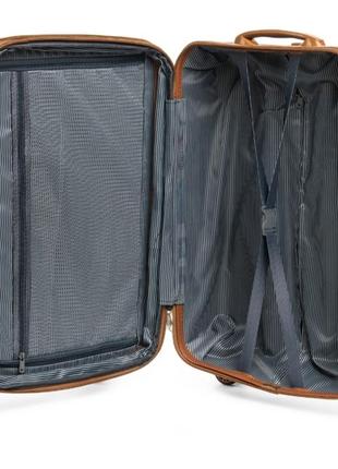 Abs пластикова дорожня валіза на 4-х колесах (комплект).3 фото