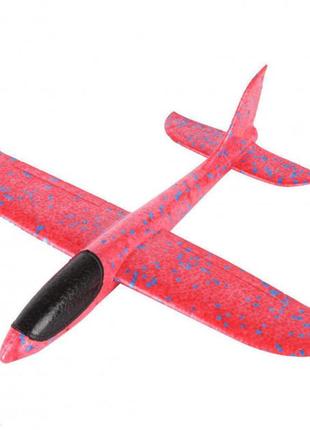 Детский самолет-планер 48х46 см красный