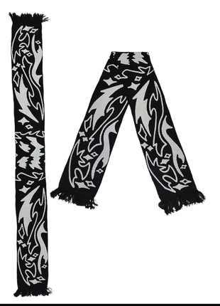 Модний шарф дрейн в стилі готичного аніме 180см6 фото