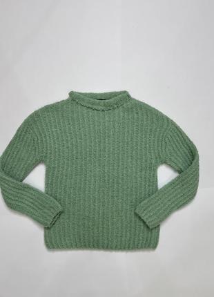 Шерстяной свитер из альпаки италия massimo dutti4 фото