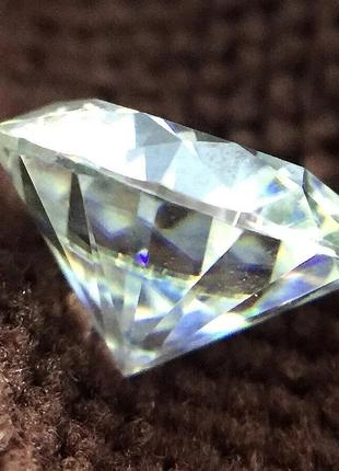 Муассанит 5мм 0.5ct искусственный диамант1 фото