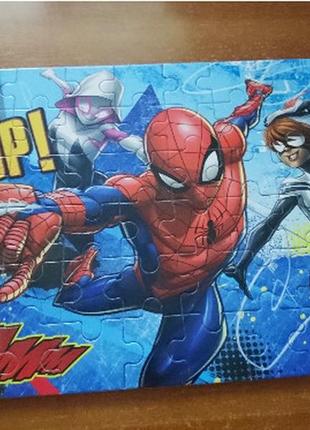Пазл спайдермен 24х15 см. головоломка-паззл spiderman в металлической коробке. пазл человек-паук3 фото