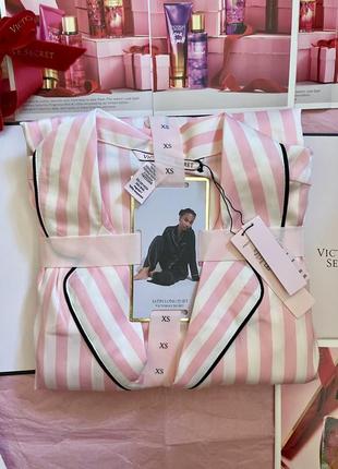 Сатиновая пижама виктория сикрет victoria’s secret оригинал