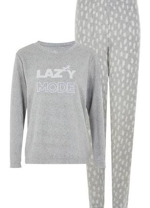 Піжама домашній костюм primark тонкий фліс із м