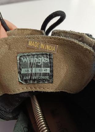 Ботинки сапоги wrangler натуральная кожа8 фото