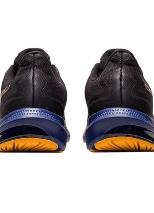 Женские кроссовки для бега asics gel-pulse 14 gtx черный, оранжевый, синий 40,5 (spu1012b317-001 40,5)3 фото