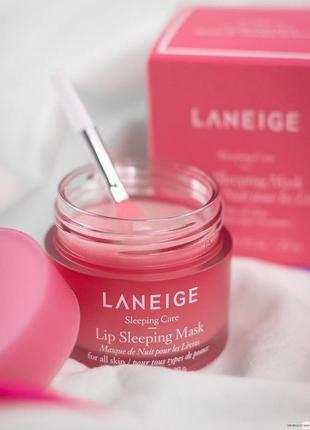 Ночная маска для губ laneige lip sleeping mask berry2 фото