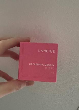 Ночная маска для губ laneige lip sleeping mask berry6 фото