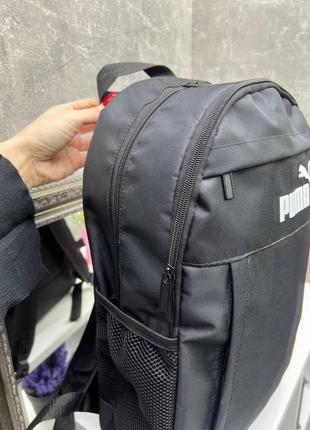 Чорний практичний стильний якісний спортивний рюкзак унісекс4 фото