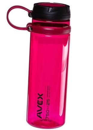 Пляшка для води fi-4762 750мл рожевий (09552002), avex
