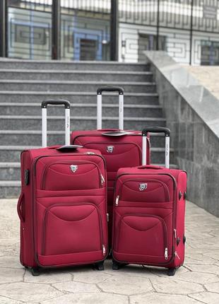 Якісні валізки на 2 колеса ,від польского виробника,тканеві валізки ,дорожня сумка