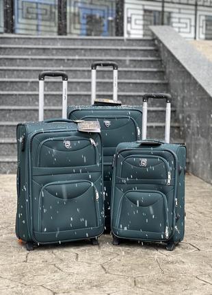 Качественные чемоданчики на 2 колеса,от польского производителя, тканые чемоданчики,дорожня сумка