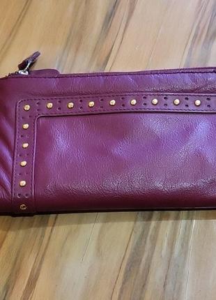 Кожанный кошелек real leather
