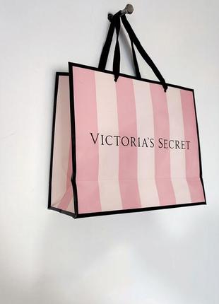 Victoria's secret пакет сикрет розовый для одежды белья подарков брендированный фирменный пакетик упаковка сумка1 фото