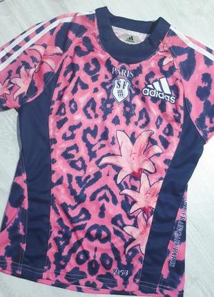 Стильна футболка adidas, спортивна футболка з принтом. футболка adidas
