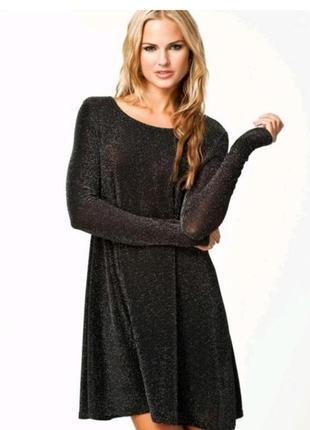 Платье с люрексовой ниточкой