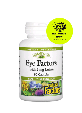 Вітаміни для очей із лютеїном — 90 капсул/natural factors eye factors
