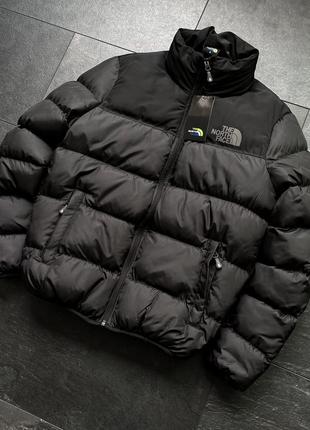 Мужская куртка зимняя the north face теплая до - 25*с черная пуховик мужской зимний норд фейс люкс  качества6 фото