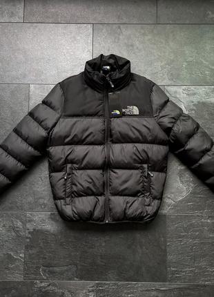 Мужская куртка зимняя the north face теплая до - 25*с черная пуховик мужской зимний норд фейс люкс  качества2 фото