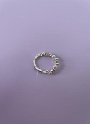 Колечко кольцо кольцо кольца кольццо серебро из камешков2 фото