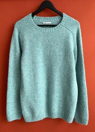 Zara wool оригинал мужской свитер джемпер размер xxl 2xl б у