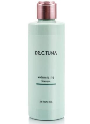 Шампунь безсульфатна веганська для об'єму волосся volumizing dr. c.tuna, 225 мл1 фото