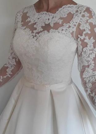 Дизайнерское свадебное платье5 фото