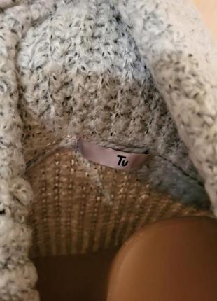 Туника платье тепла удлиненный свитер безрукавка5 фото