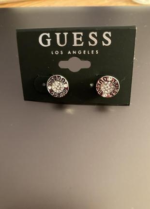 Сережки пусети guess сша3 фото