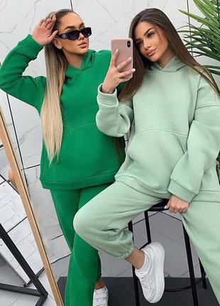 Теплый костюм трёхнитка на флисе р. s,m,l,xl