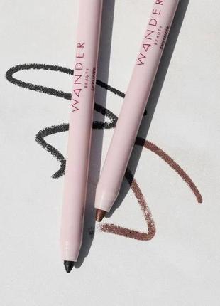 Набір олівців для очей wander beauty skyliner automatic gel eyeliner duo jet black and tan line3 фото