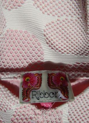 Кроп топ с воланом-баской от груди ribbon3 фото