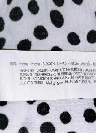 Довга сукня вільного крою zara біле плаття в горошок міді оверсайз10 фото