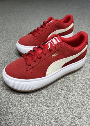 Замщевые кроссовки/кеды puma7 фото