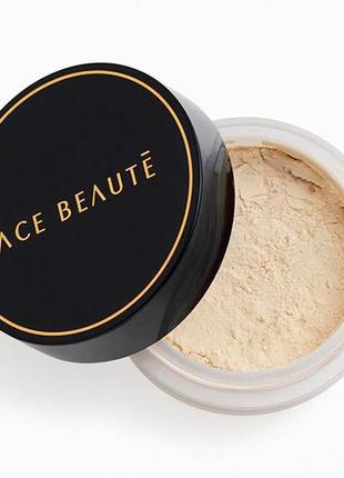 Легкая рассыпчатая пудра effortless radiance loose setting powder от ace beaute