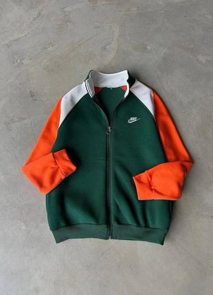 Свитшот на молнии женский nike, найк, флис, оверсайз, oversize, унисекс, зип худи, свитер, бренд, теплый
