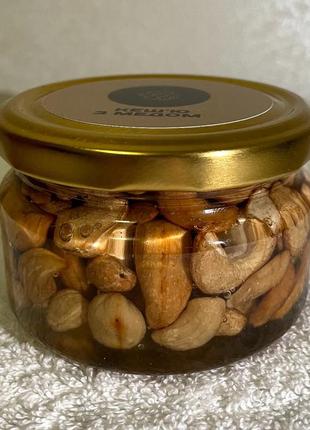 Подарочный набор мед с орехами &lt;unk&gt; свечи &lt;unk&gt; орешки с медом6 фото