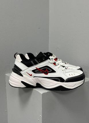 Отличные кроссовки nike m2k tekno &lt;unk&gt; white black'(демисезон)