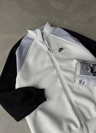 Свитшот на молнии женский nike, найк, флис, оверсайз, oversize, унисекс, зип худи, свитер, бренд, теплый2 фото