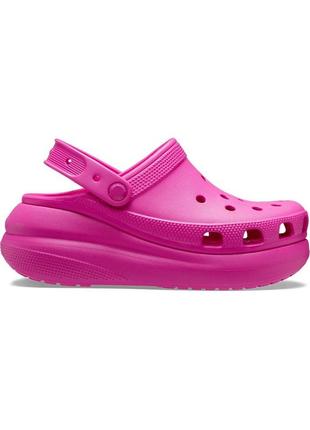 Крокcи кроксы малиновые розовые crocs classic crush juice clogs 36 37 38 392 фото