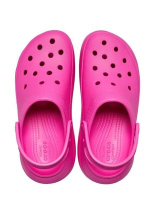 Крокcи кроксы малиновые розовые crocs classic crush juice clogs 36 37 38 393 фото