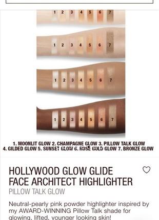 Хайлайтер charlotte tilbury glow glide face architect highlighter4 фото